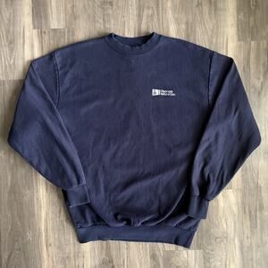 Tyndale FR Crewneck Sweatshirt Size XL Navy Pullover Heavyweight Fire Resistant